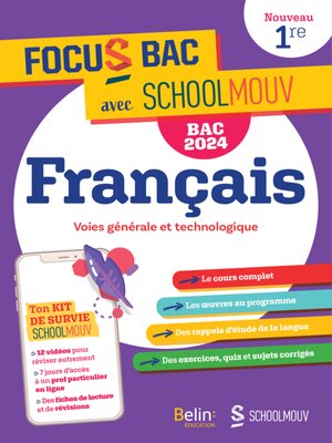 cover image of Focus Bac Français Première--Nouvelle édition Bac 2024